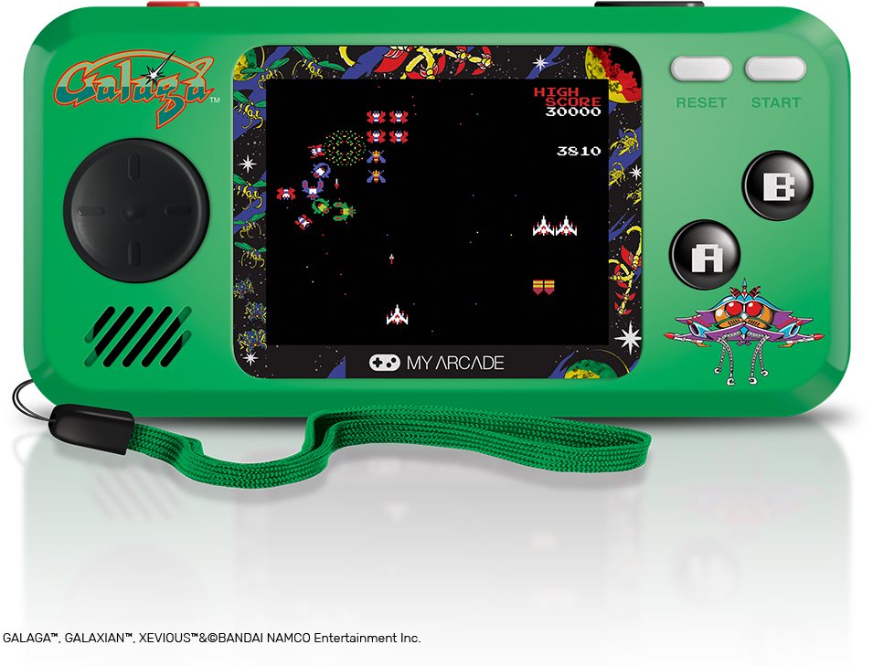 My Arcade Galaga Handheld Konzol