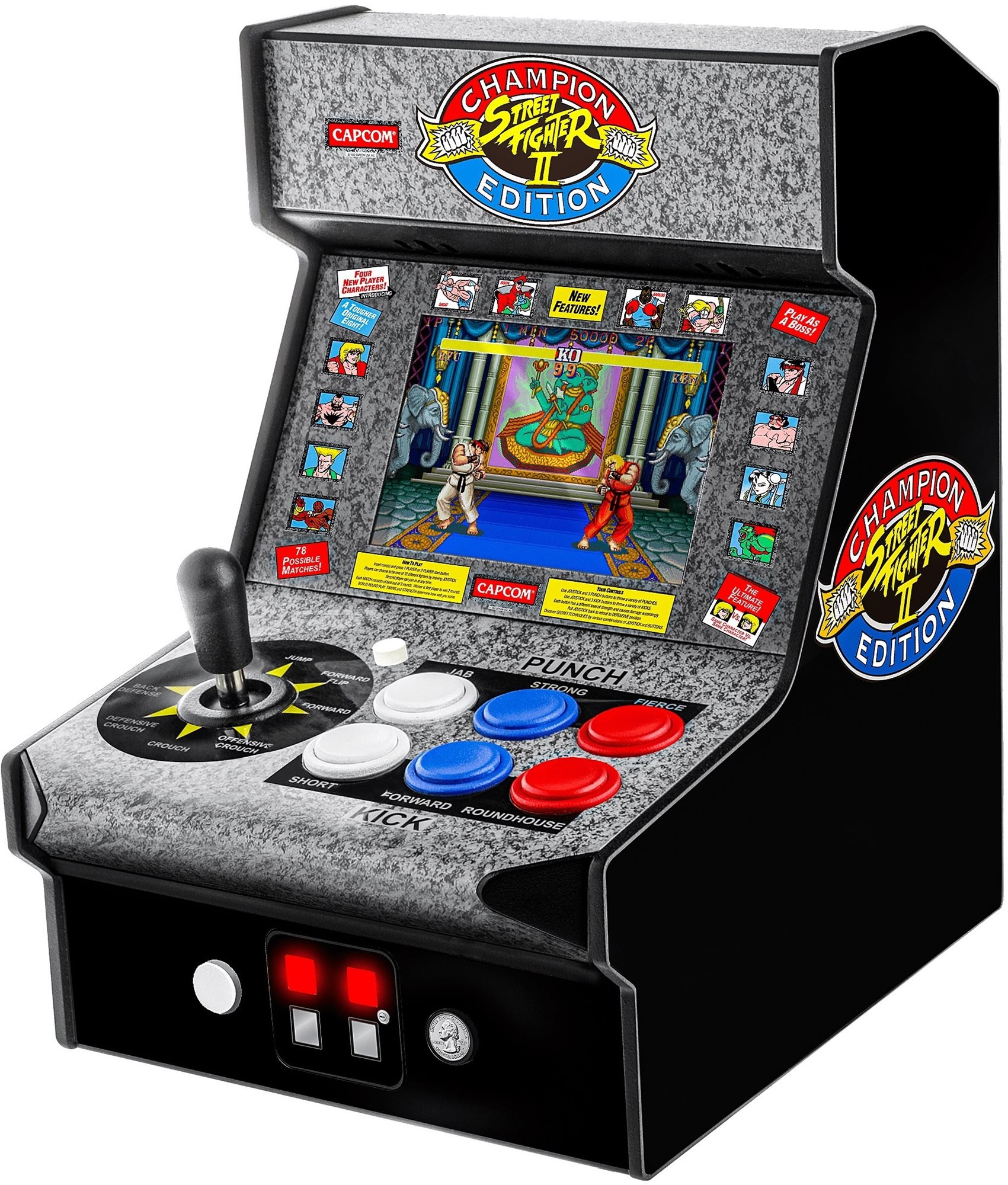My Arcade Street Fighter 2 Micro Player Game Console