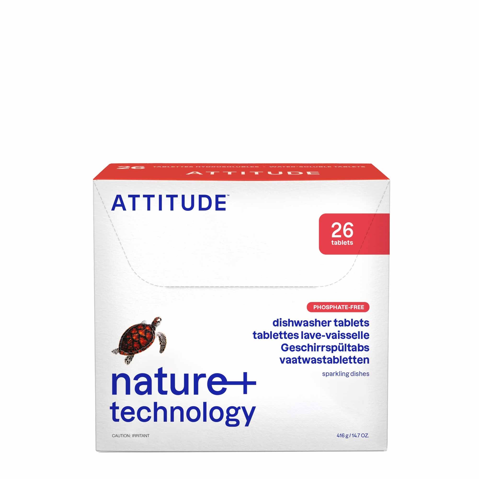 ATTITUDE Tablety do umývačky bez fosfátov (26 dávok) Ekologické...
