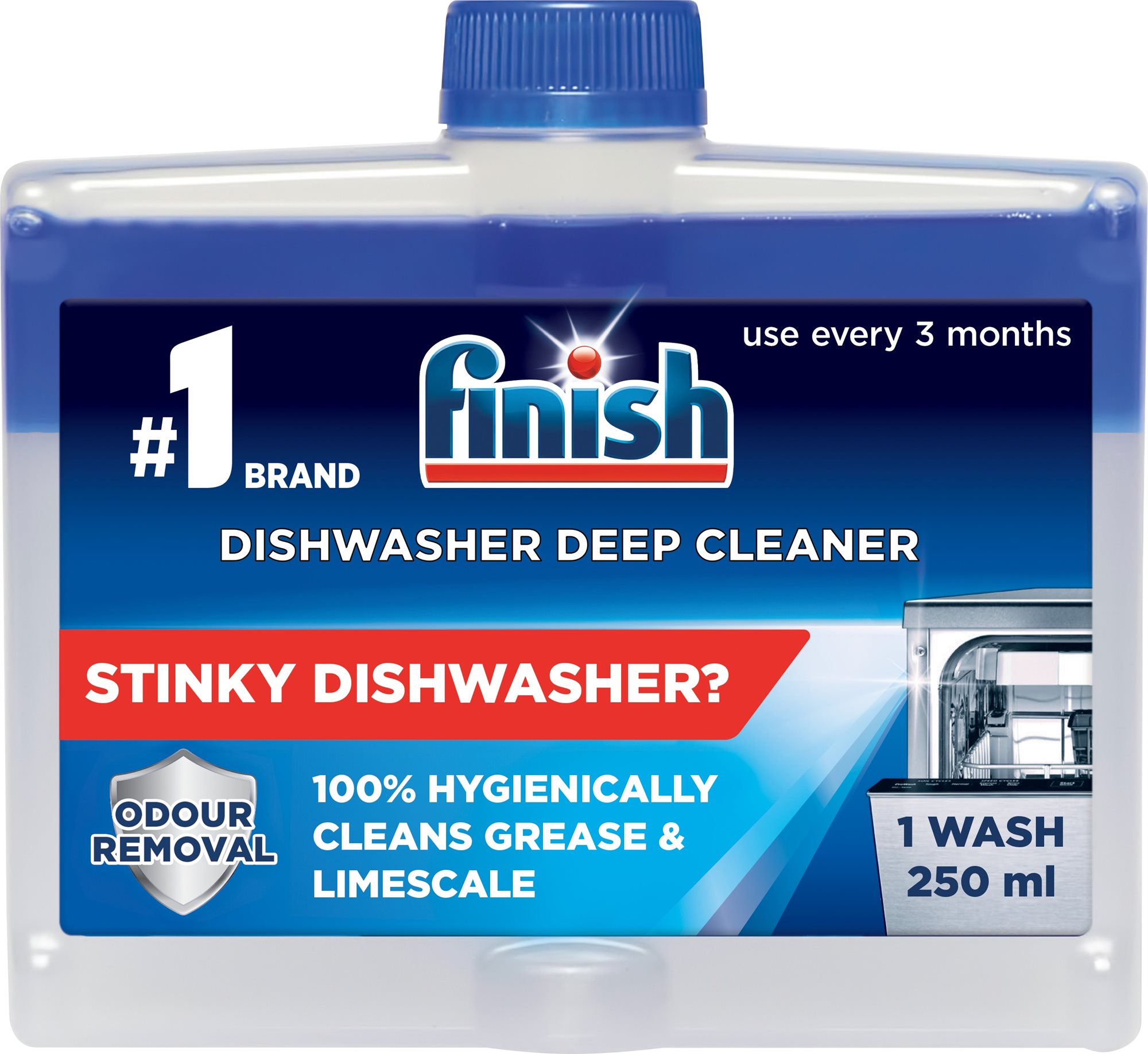 FINISH mosogatógép-tisztító 250 ml Mosogatógép tisztító