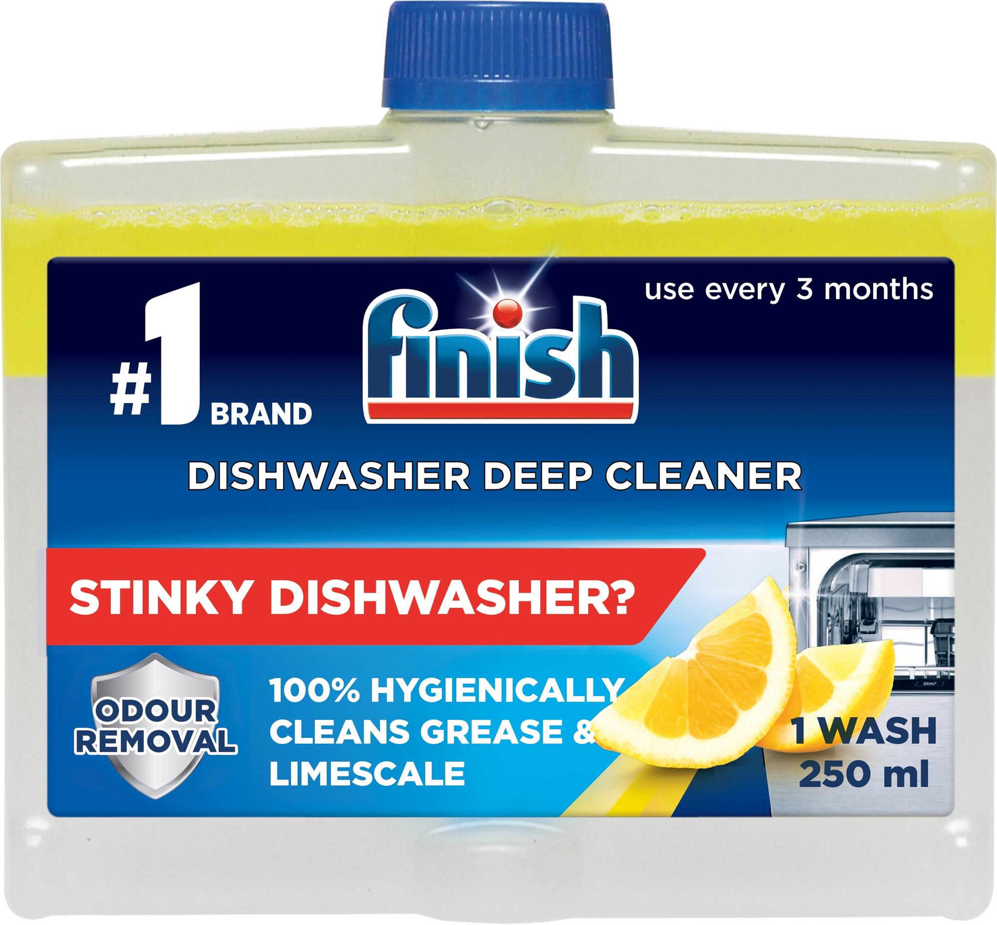FINISH Lemon mosogatógép-tisztító 250 ml Mosogatógép tisztító