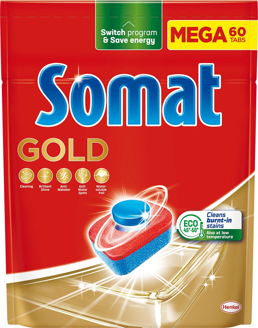 Somat Gold tablety do umývačky 60 ks Tablety do umývačky