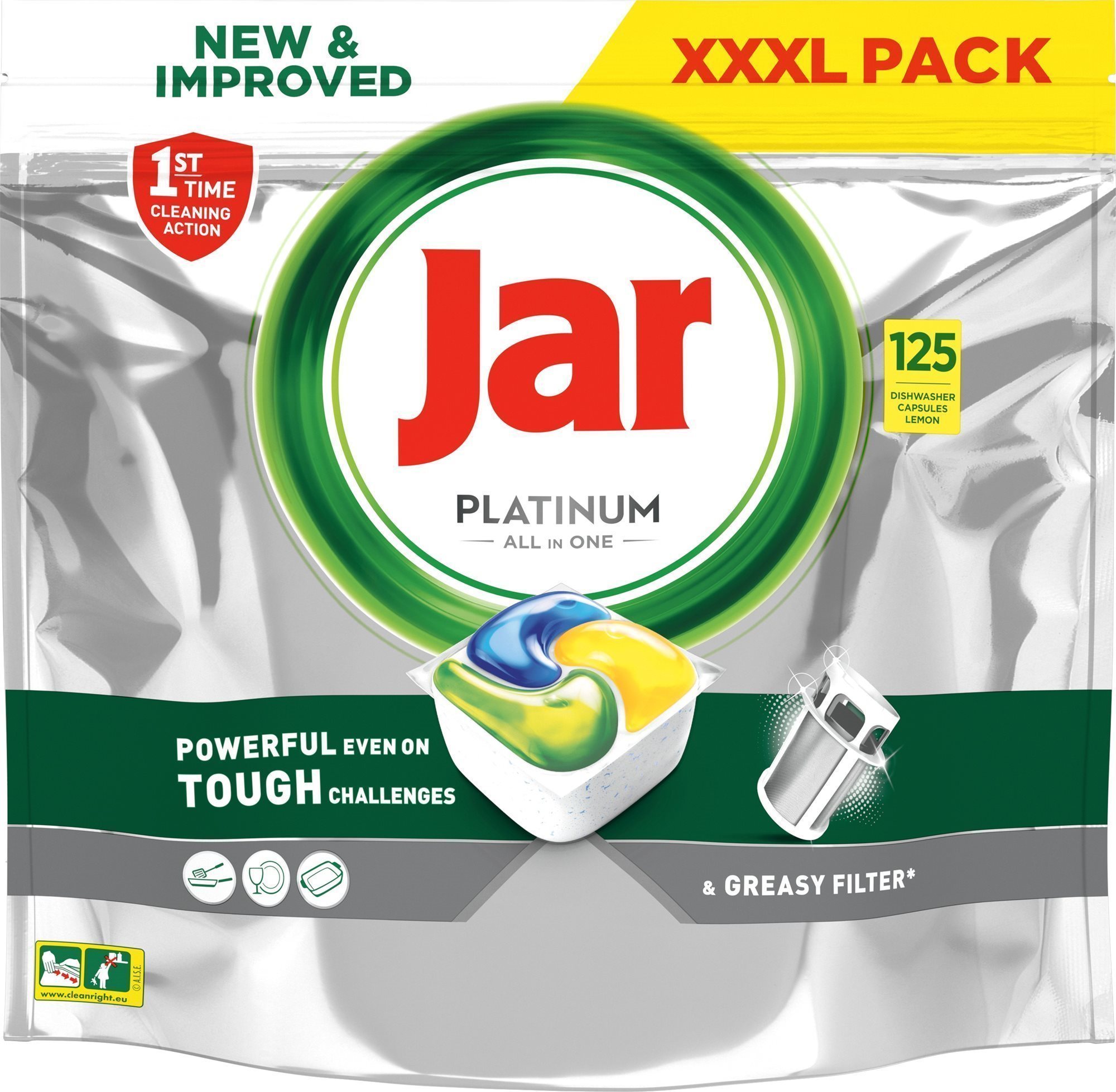JAR Platinum 125 ks XXL Tablety do umývačky