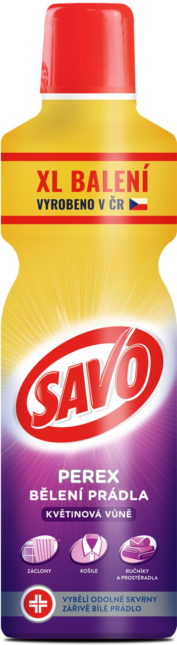 SAVO Perex Kvetinová vôňa 1,2 l Bielidlo na bielizeň