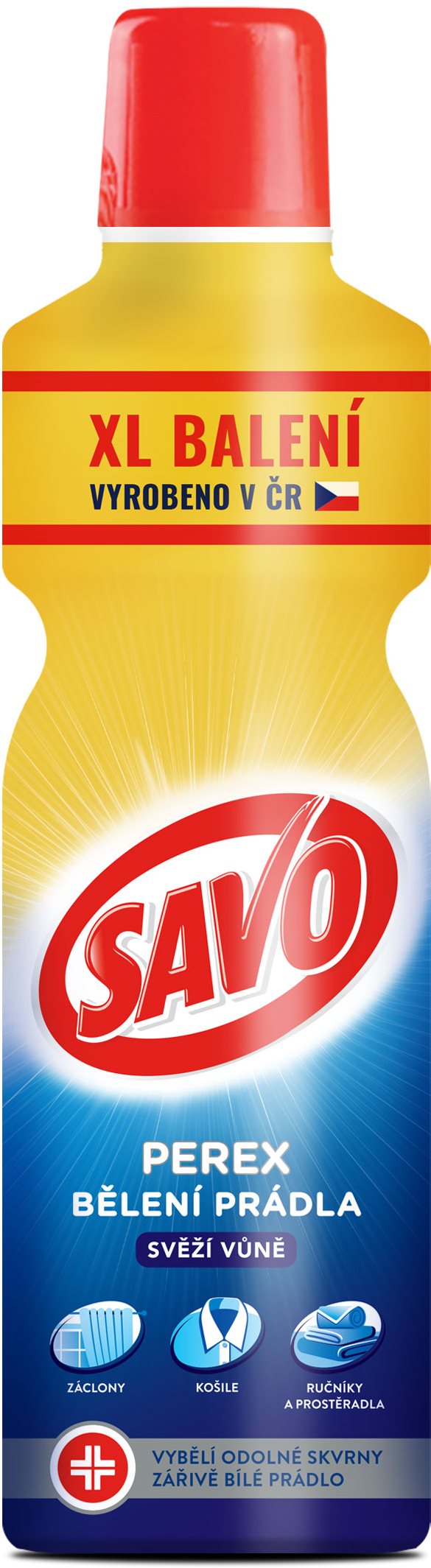 SAVO Perex Svieža vôňa 1,2 l Bielidlo na bielizeň