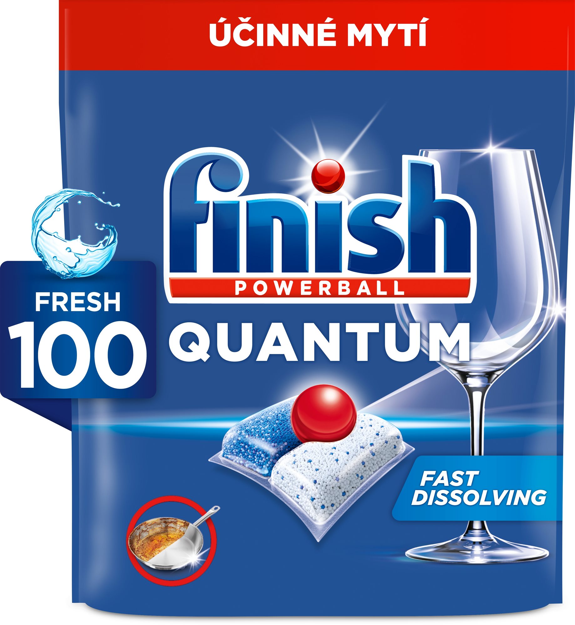 FINISH Quantum All in 1, 100 ks Tablety do umývačky