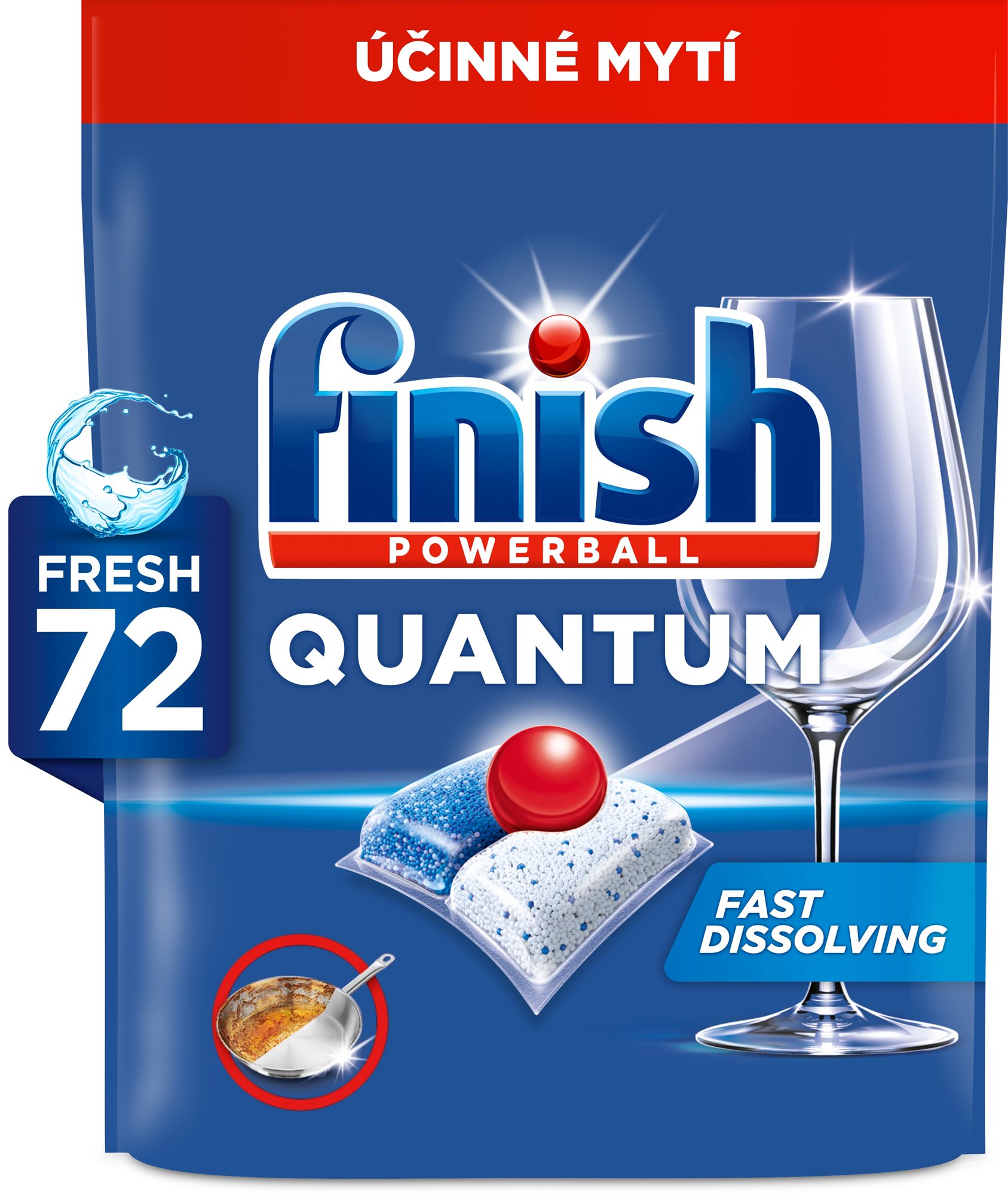 FINISH Quantum All in 1, 72 db Mosogatógép tabletta