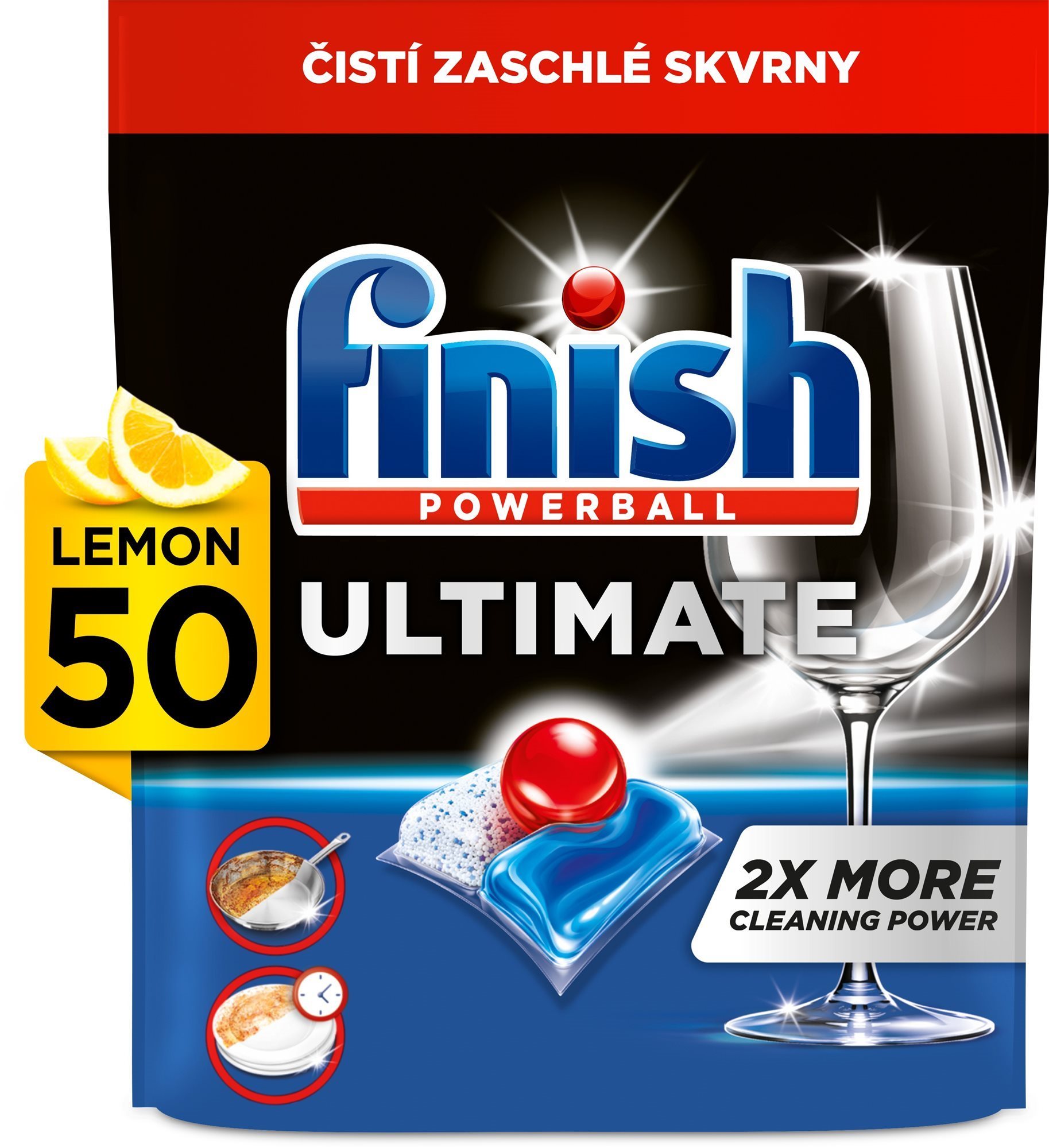 FINISH Ultimate All in 1 Lemon Sparkle 50 db Mosogatógép tabletta