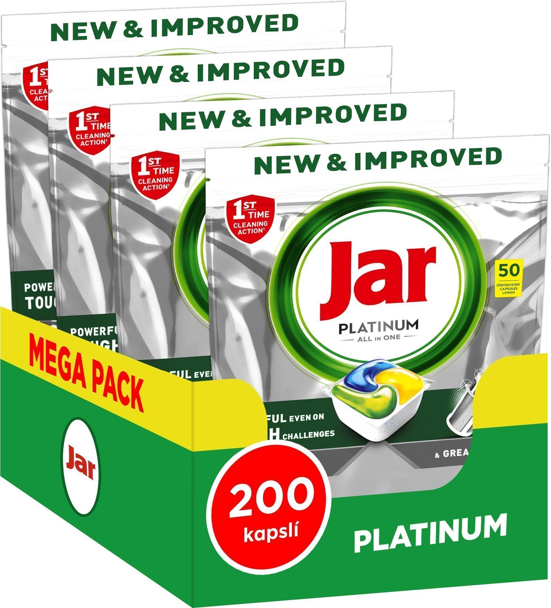 JAR Platinum Lemon 200 ks Tablety do umývačky