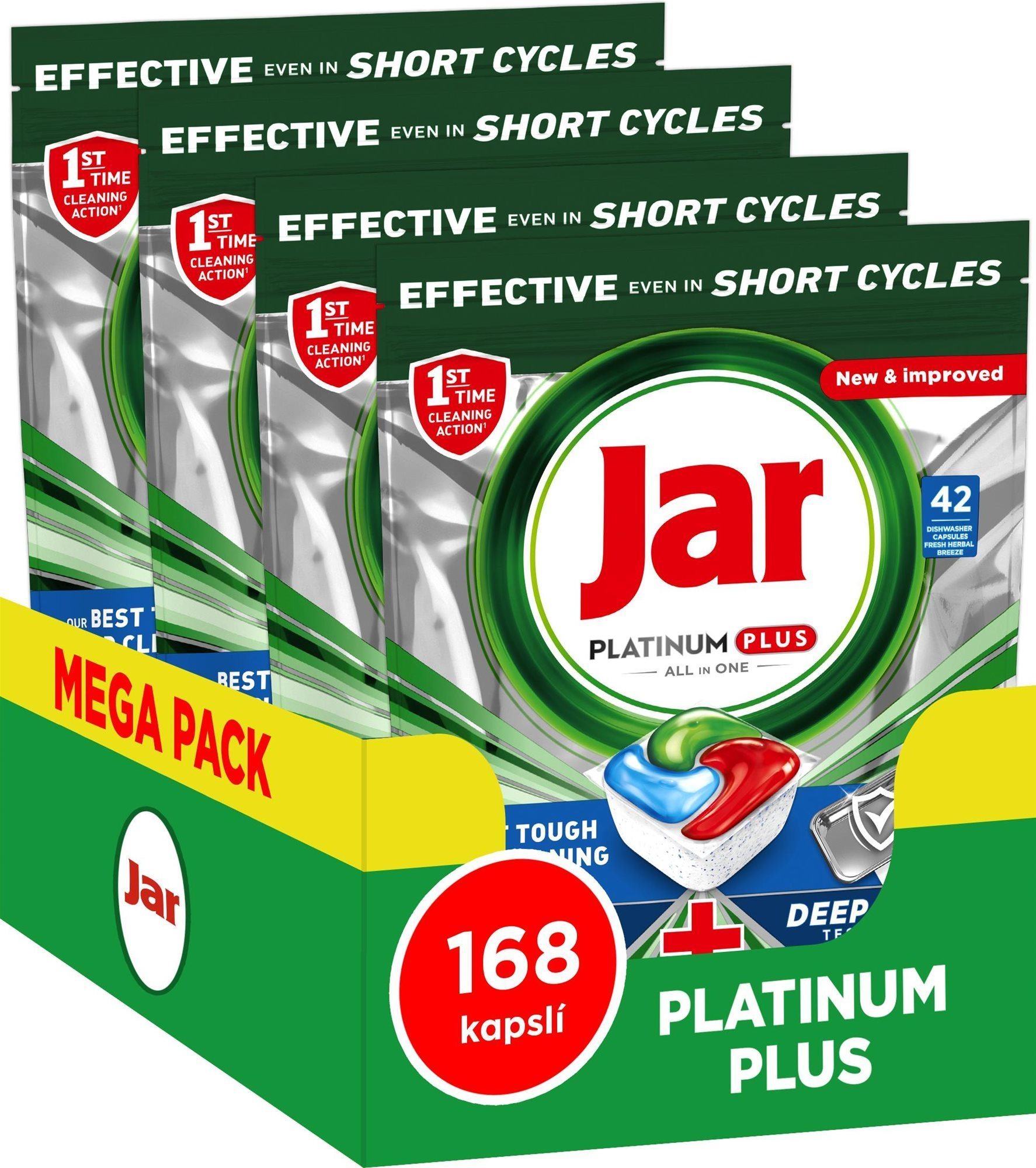 JAR Platinum Plus Deep Clean 168 db Mosogatógép tabletta