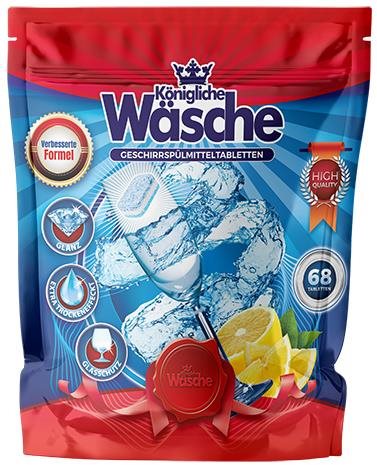 KÖNIGLICHE WÄSCHE tablety do umývačky 68 ks Tablety do umývačky