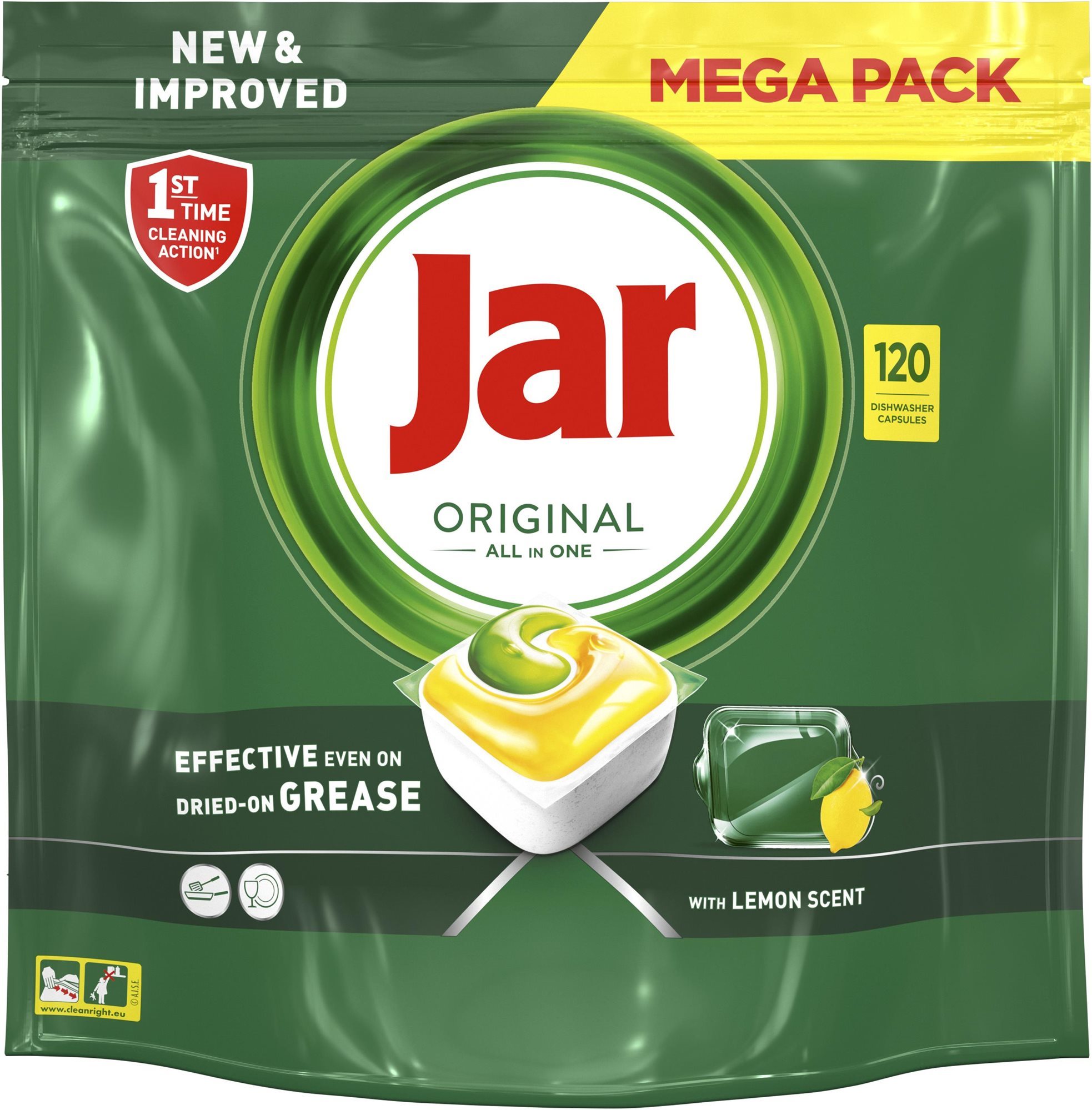 JAR Original Lemon 120 ks Tablety do myčky