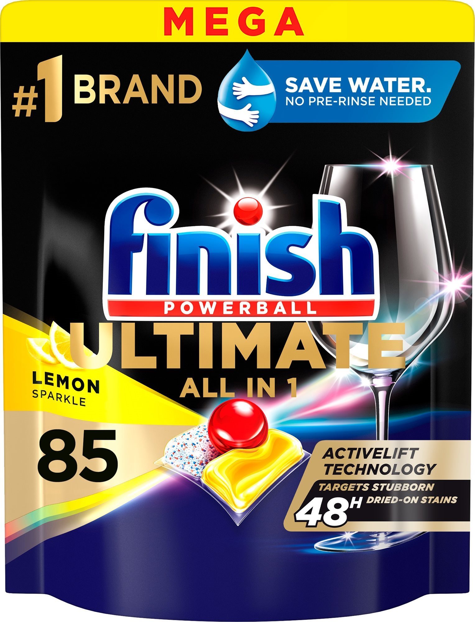 FINISH Ultimate All in 1 Lemon Sparkle - 85db Mosogatógép tabletta