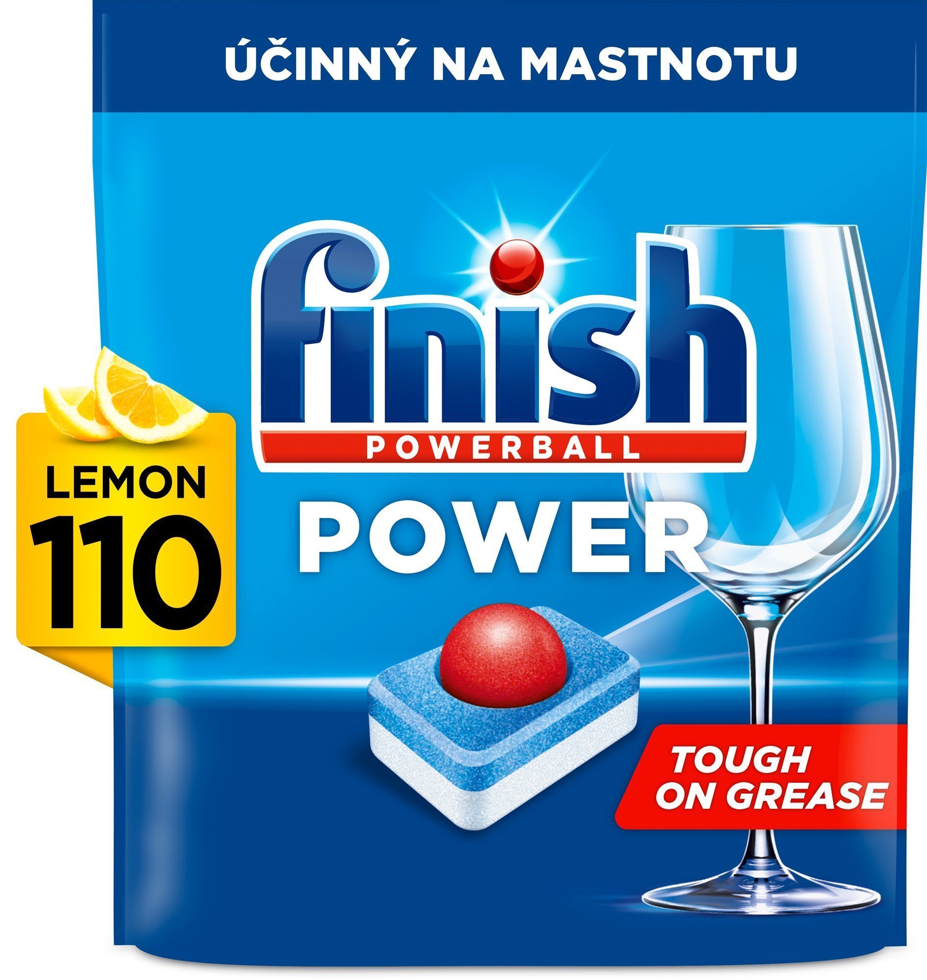 FINISH Power All in 1 Lemon Sparkle mosogatógép tabletta, 110 db...