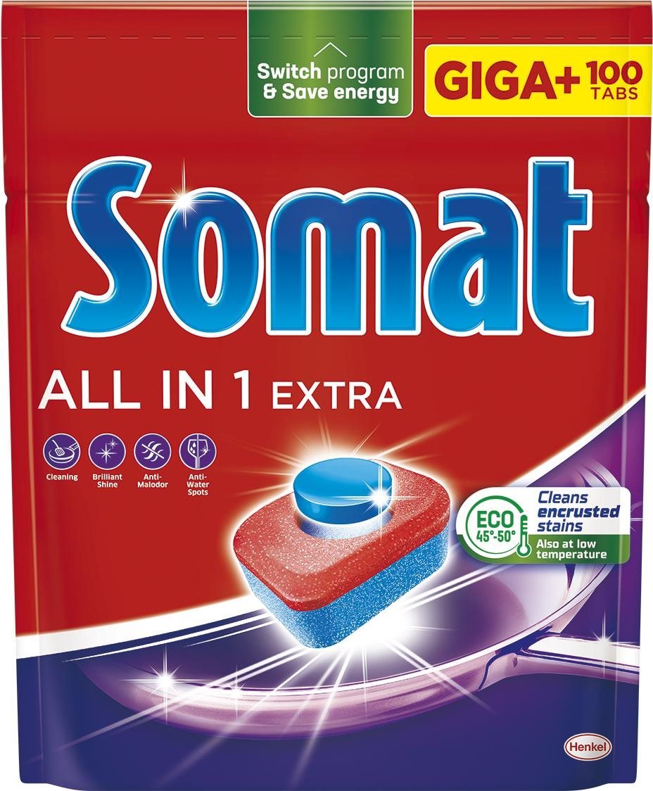 Somat All in 1 Extra, 100 db Mosogatógép tabletta