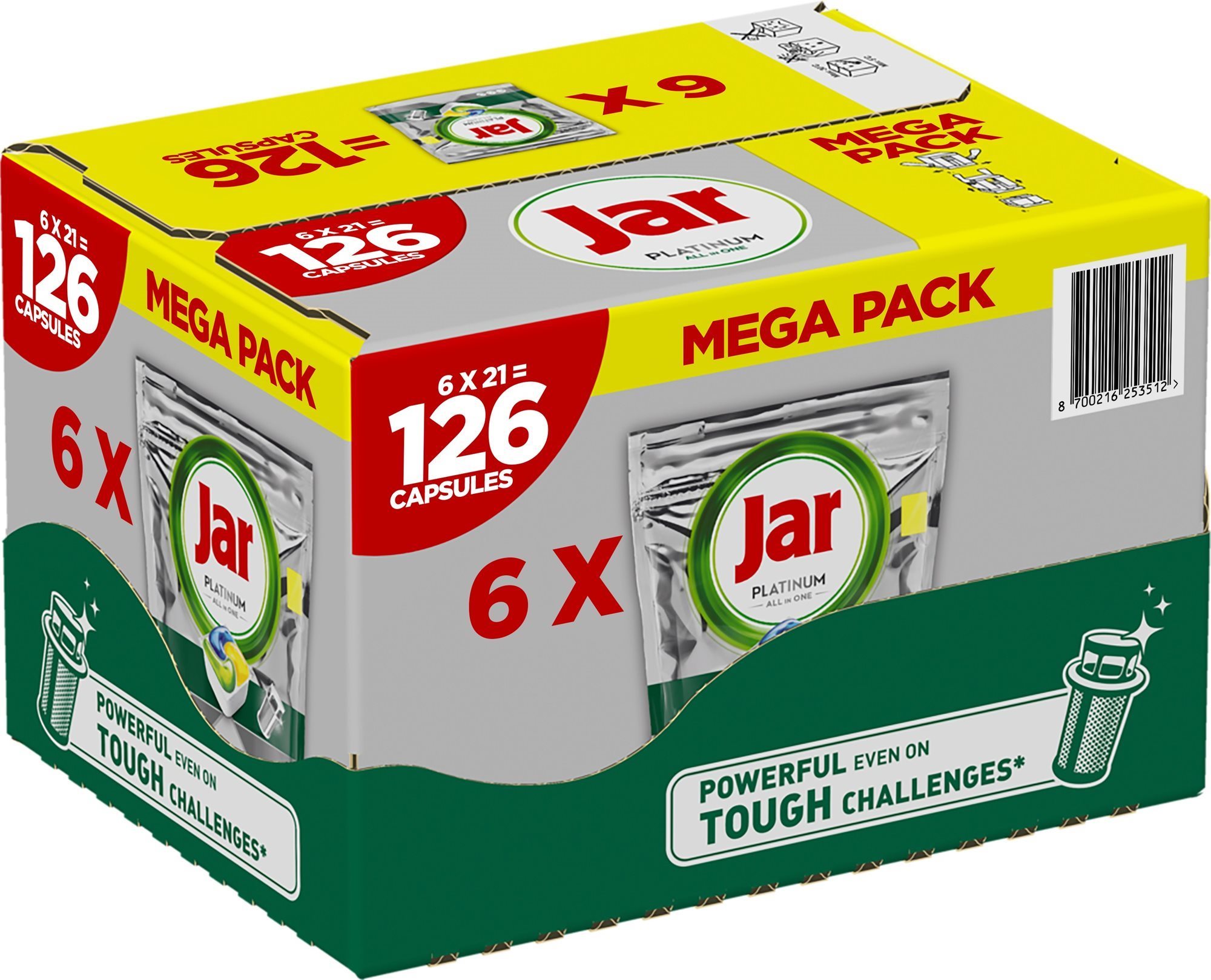 JAR Platinum 126 db Mosogatógép tabletta