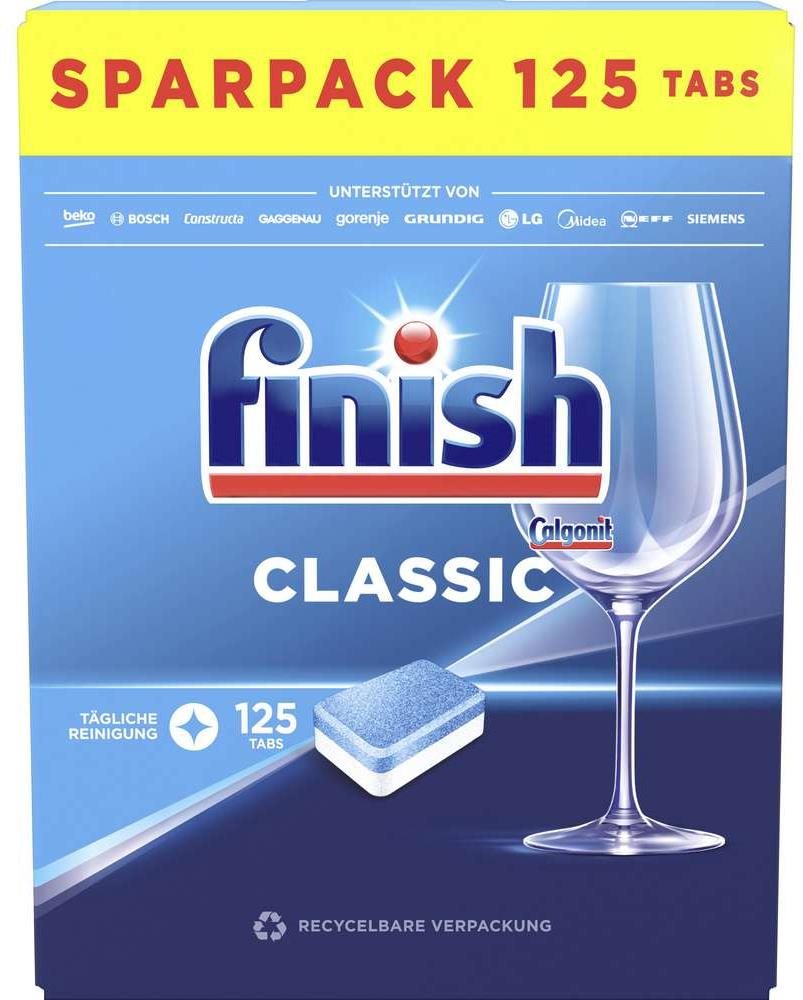 FINISH Classic 125 ks Tablety do umývačky