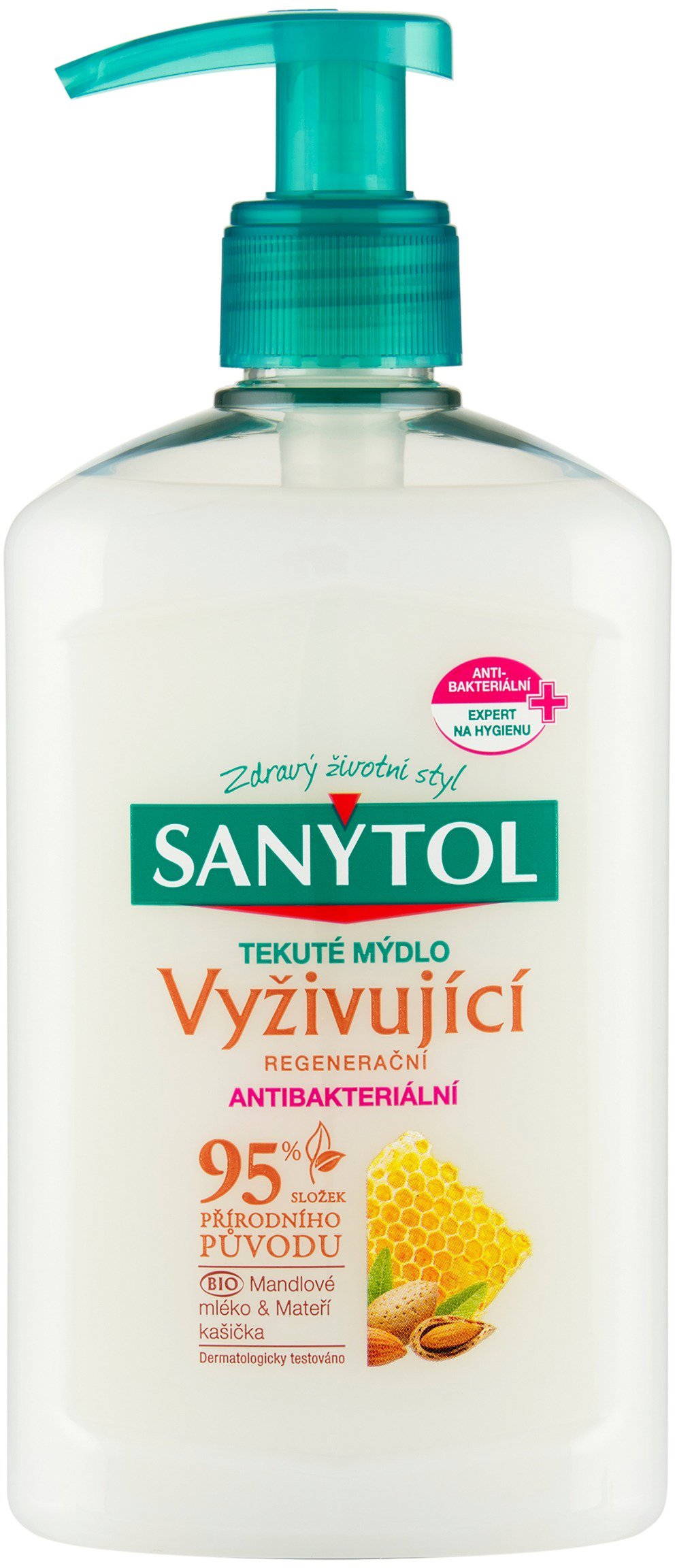 SANYTOL Dezinfekčné mydlo vyživujúce 250 ml Tekuté mydlo