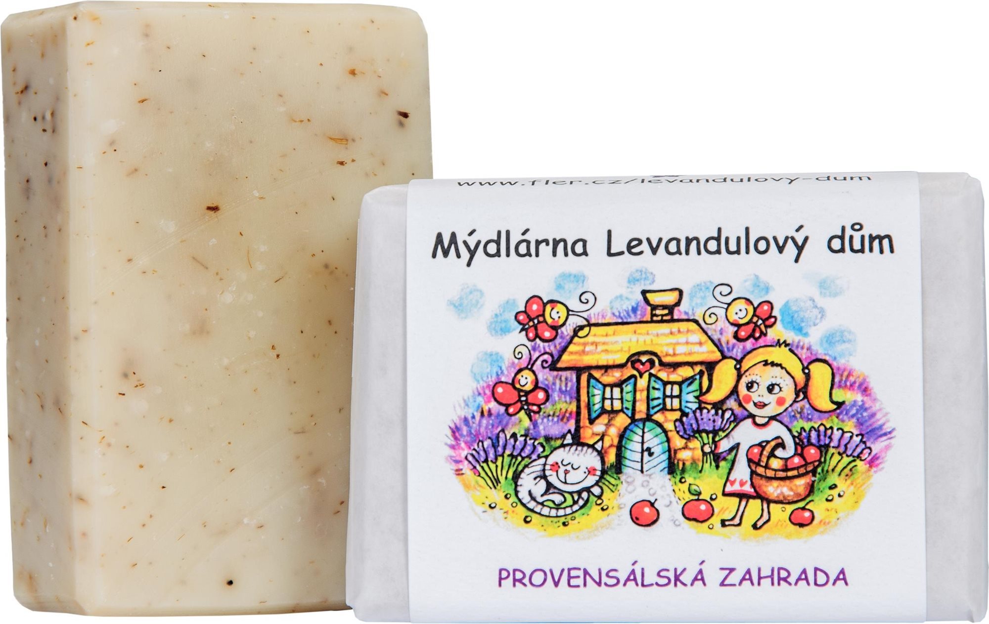 LEVANDULOVÝ DŮM Tuhé rostlinné mýdlo Provendálská zahrada 120 g...
