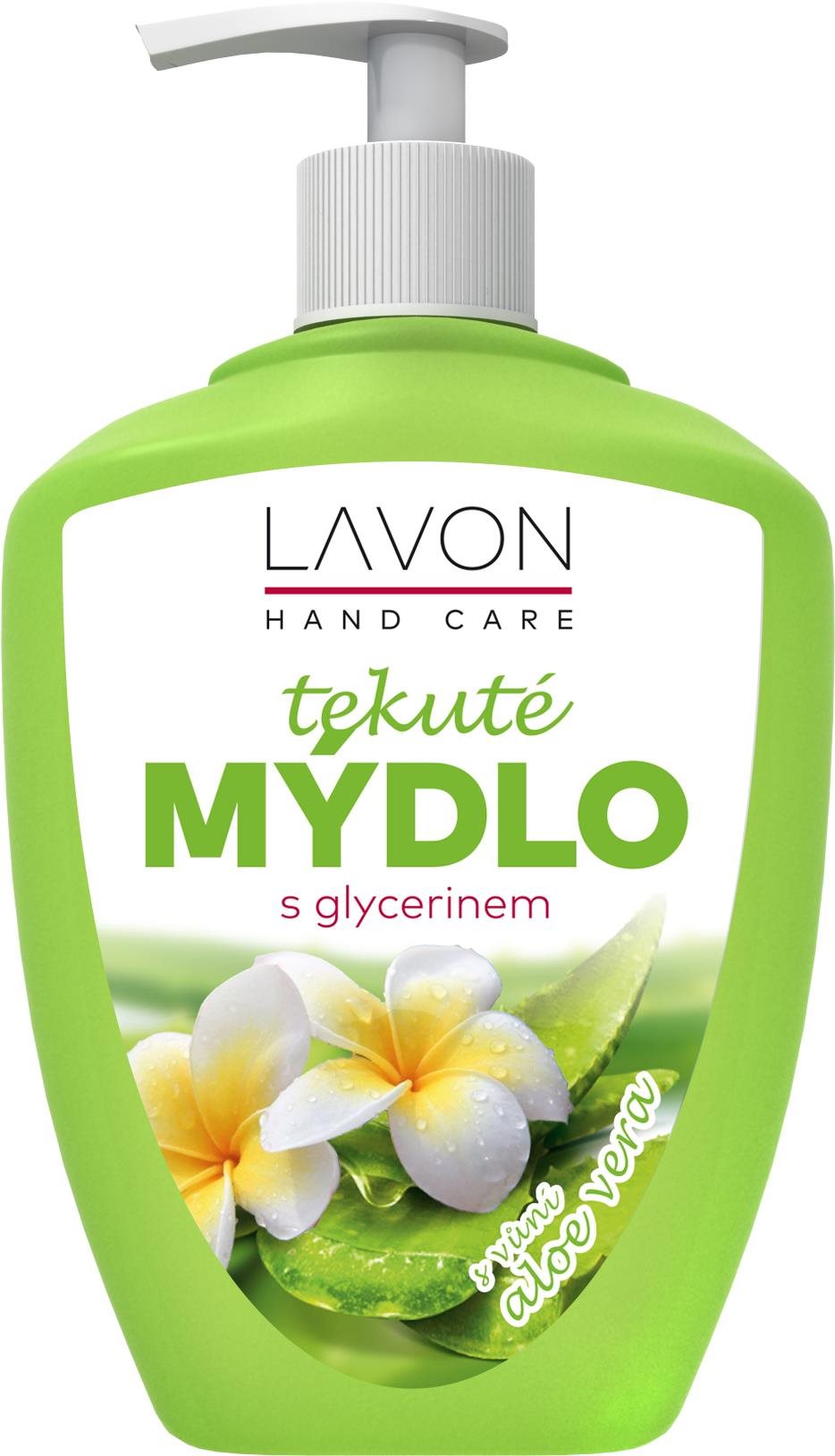 LAVON Tekuté mydlo Aloe Vera (zelené) 500 ml Tekuté mydlo