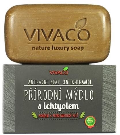 VIVACO Přírodní mýdlo s ichtyolem 100 g Tuhé mýdlo