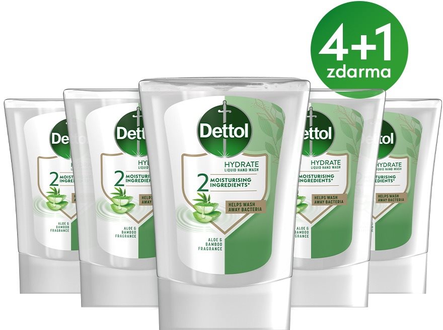 DETTOL Náhradná náplň do bezdotykového dávkovača Aloe Vera 250 ml...