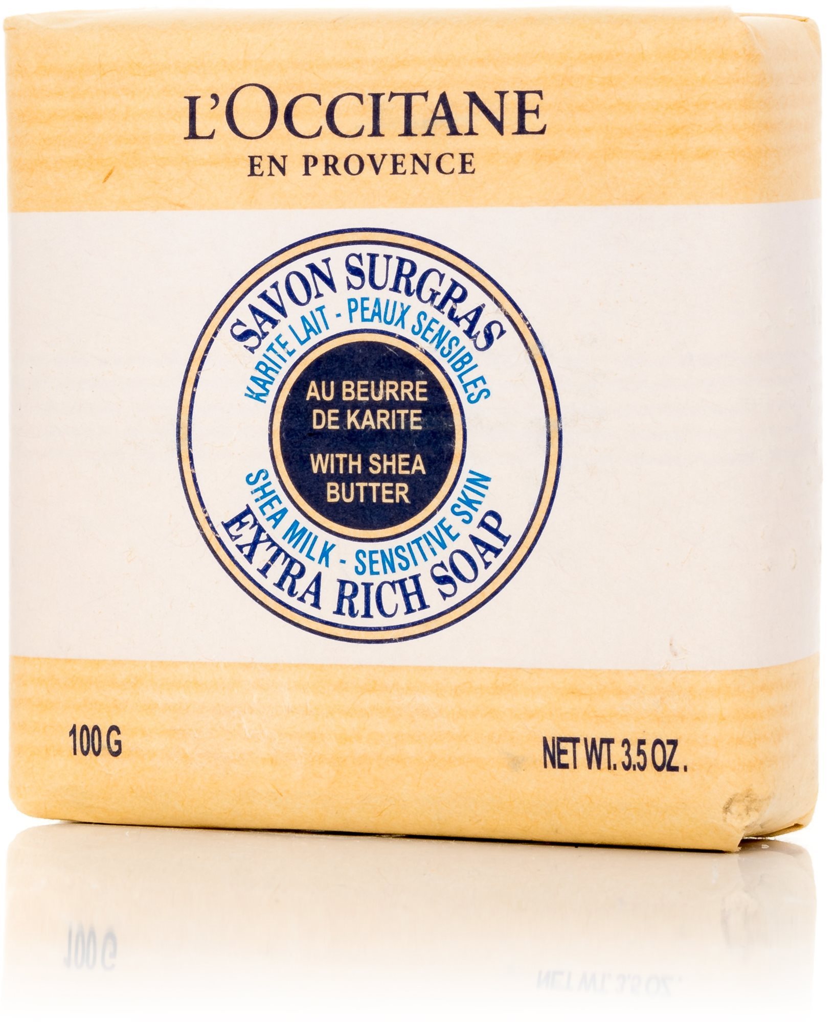 L'OCCITANE Bambucké maslo Milk 100 g Tuhé mydlo