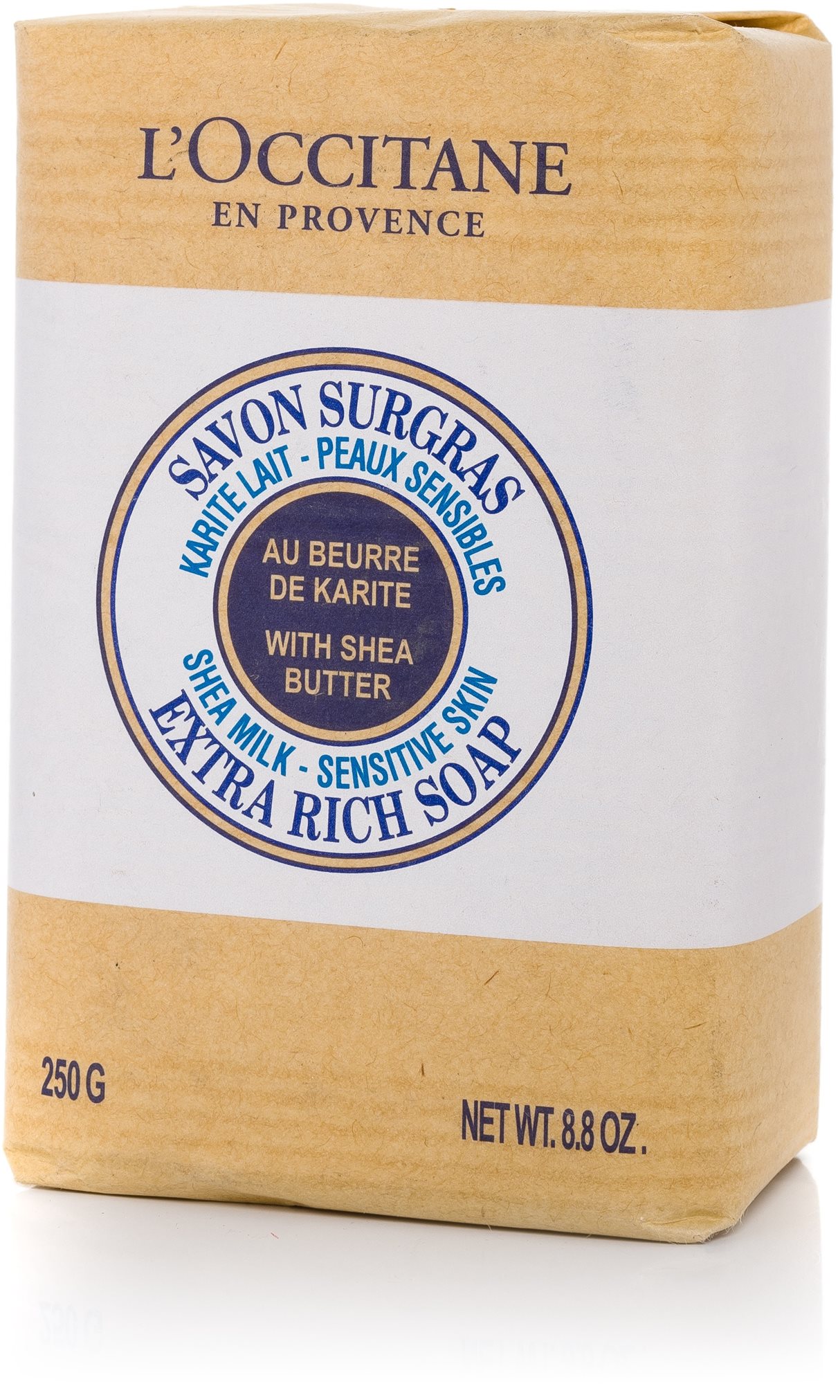 L'OCCITANE Shea vajas Milk 250 g Szappan