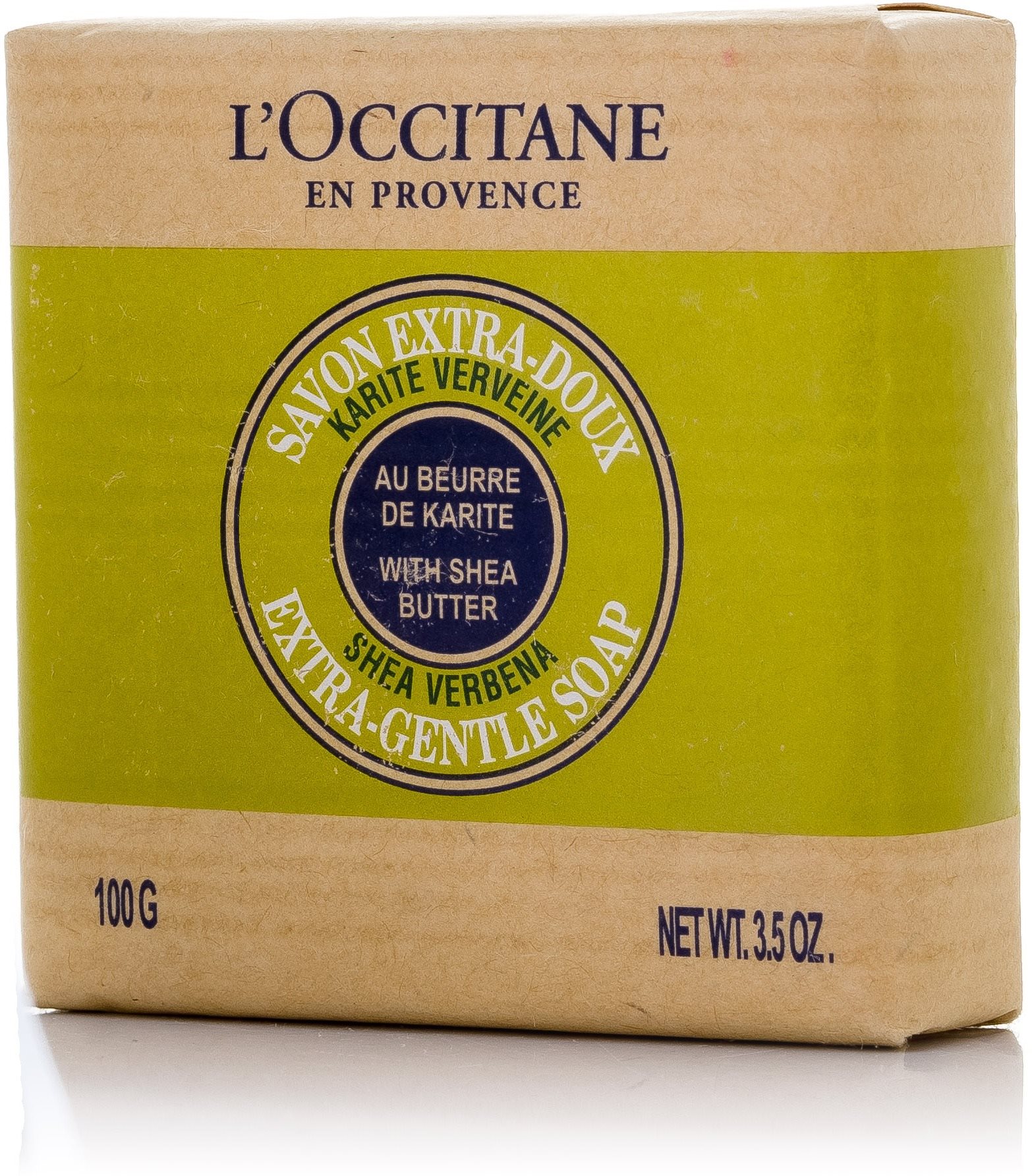 L'OCCITANE Shea Verbena Extra Gentle-Soap 100 g Tuhé mydlo