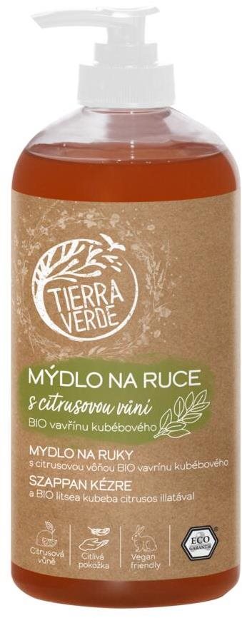 TIERRA VERDE Tekuté mydlo na ruky s vôňou BIO vavrínu kubébového...