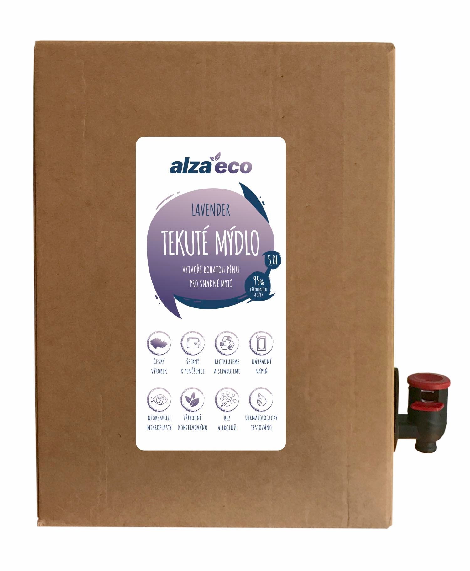 AlzaEco Tekuté mydlo Lavender 5 l Tekuté mydlo