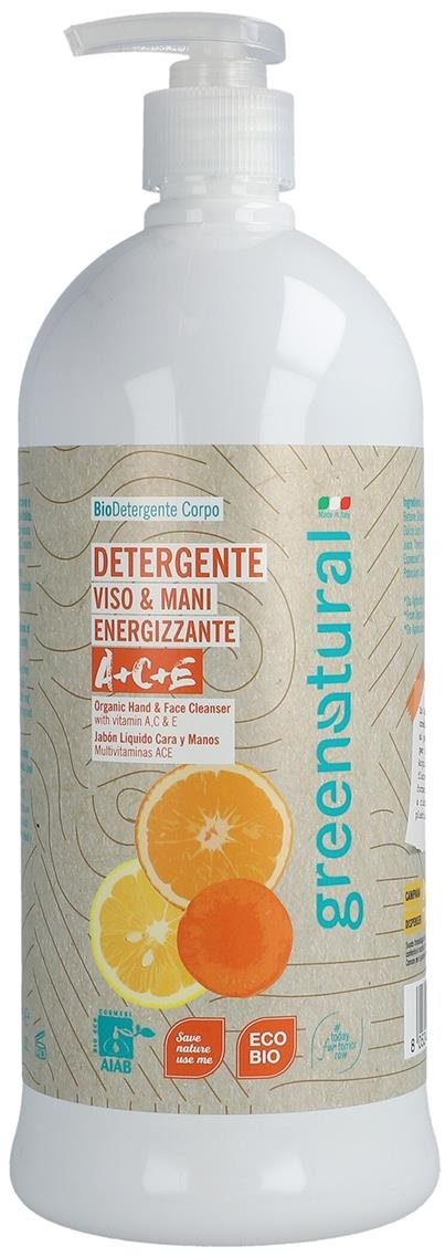 GREENATURAL na tvár a ruky s vitamínmi ACE Bio 1 l Tekuté mydlo