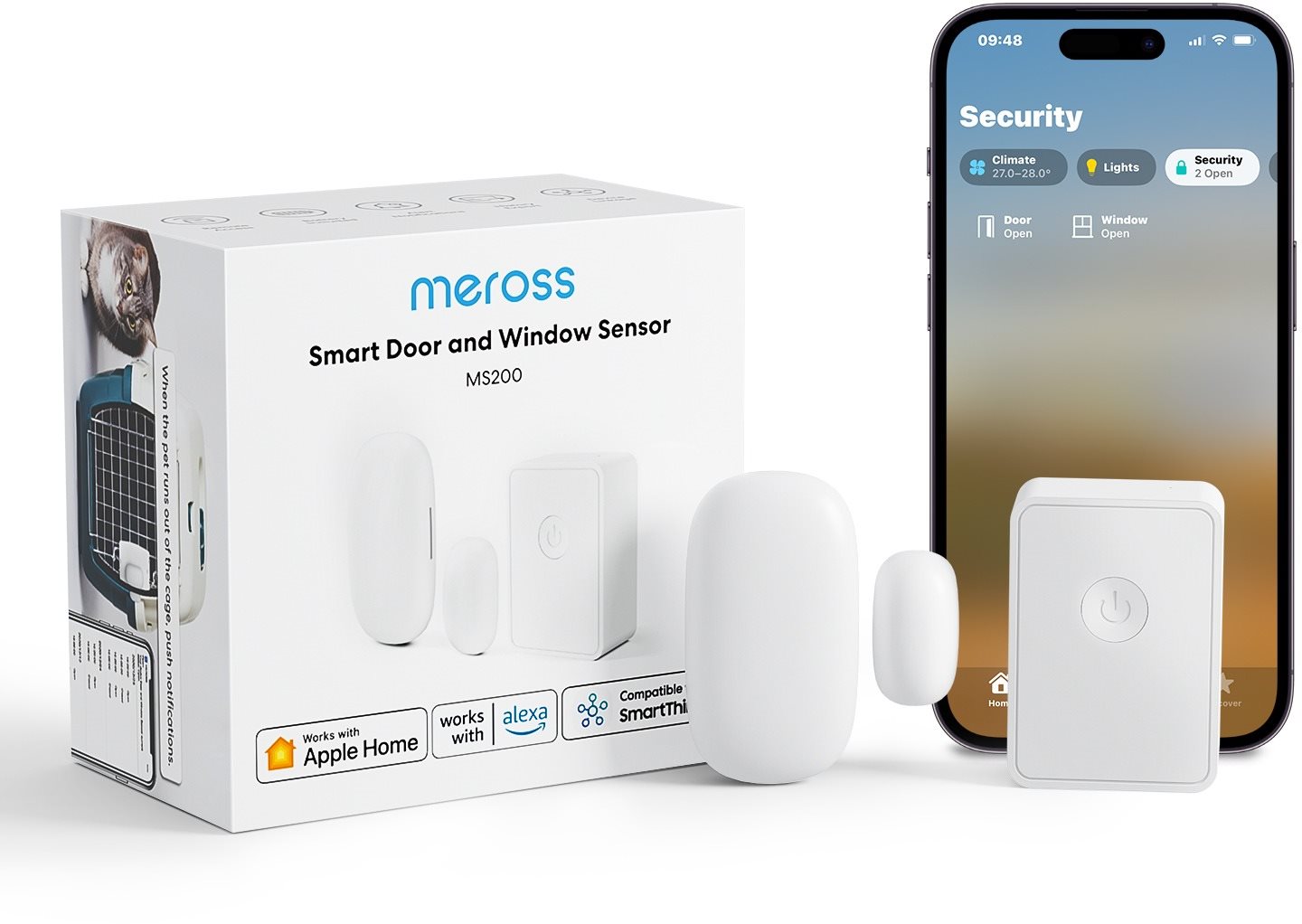 Meross Smart Door and Window Sensor Kit Nyitásérzékelő