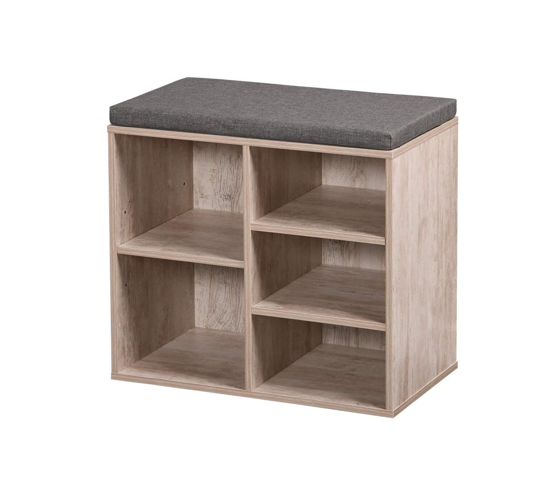 Kesper Cipőtartó állvány fehér mész 515 × 295 × 48 cm Cipőtartó
