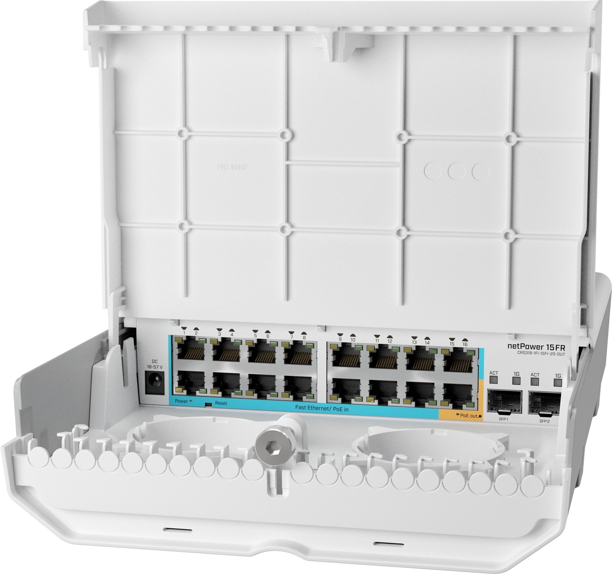 Mikrotik CRS318-1Fi-15Fr-2S-OUT Switch