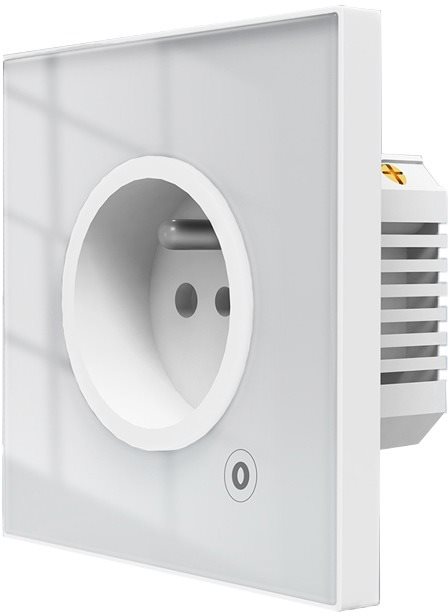 MOES Smart Wall Socket, Zigbee, FR, 16A, White Okos konnektor