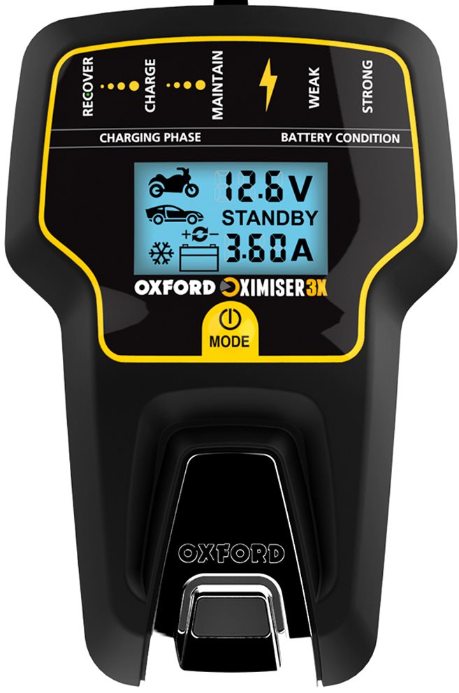 OXFORD nabíjačka Oximiser 3X  (12 V, 0,6 – 3,6 A, 125 Ah) Nabíjačka...