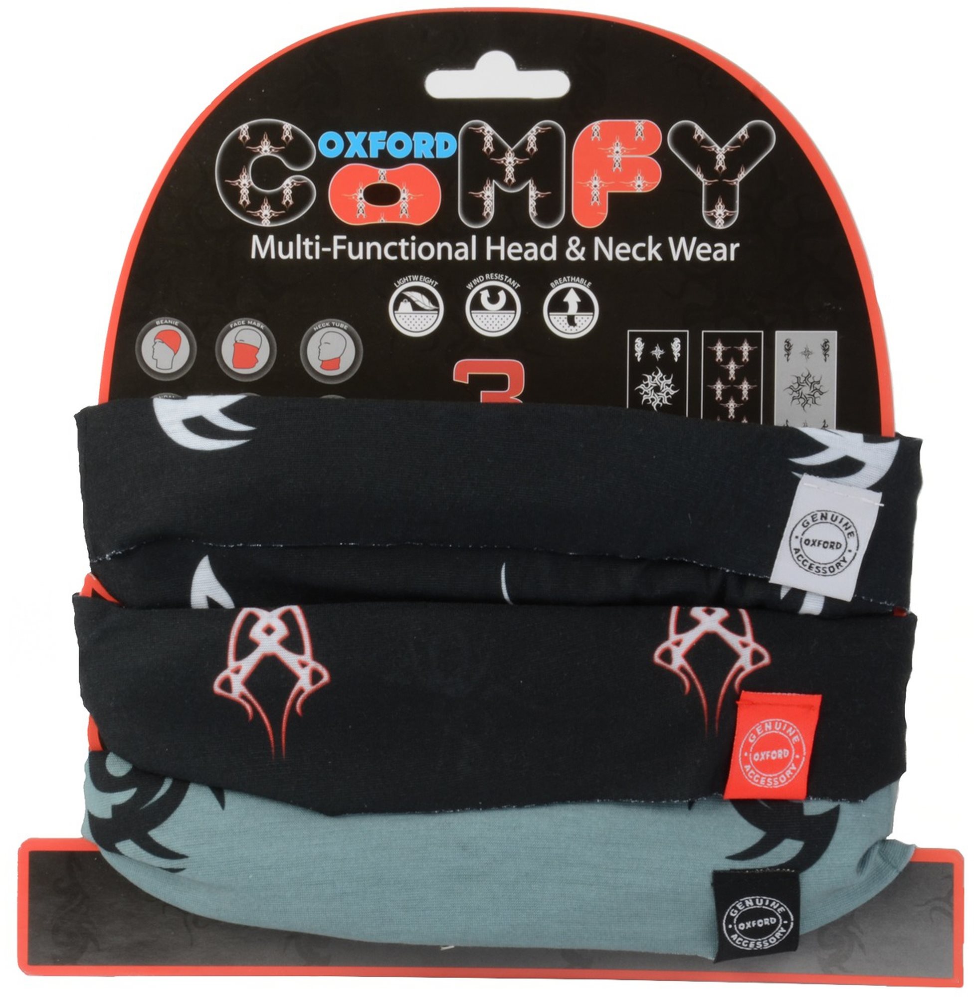 OXFORD nákrčníky Comfy Tribal (sada 3 ks) Nákrčník