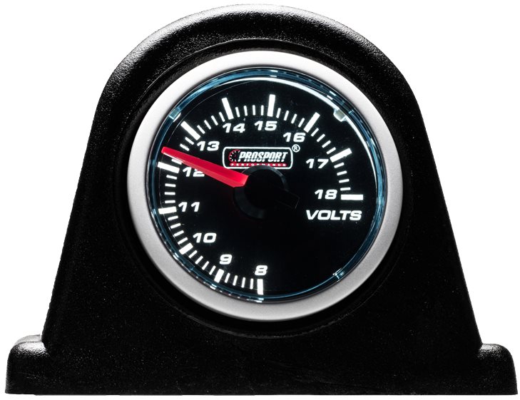 PROSPORT Smoke Lens prídavný ukazovateľ voltmeter s dymovým...