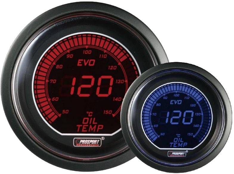 PROSPORT EVO prídavný ukazovateľ teploty oleja 50 – 150 st....