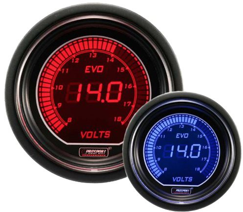 PROSPORT EVO prídavný ukazovateľ voltmeter Prídavný budík do auta