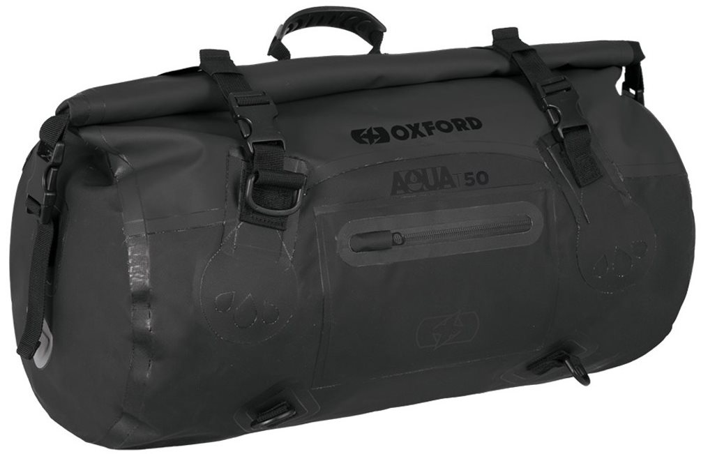 OXFORD Vodotesný vak Aqua T-50 Roll Bag  (čierny objem 50 l) Taška...