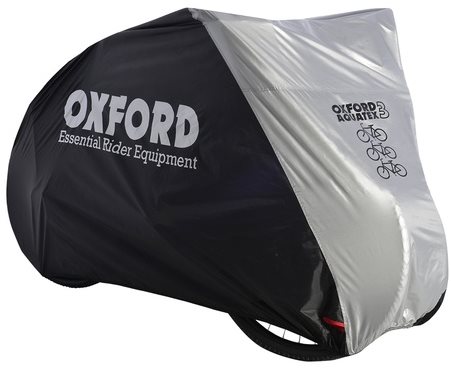 OXFORD - Plachta pre tri bicykle Aquatex (čierna/strieborná)...