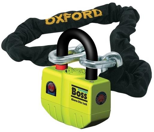 OXFORD Boss Alarm (dĺžka 1,5 m) Reťazový zámok