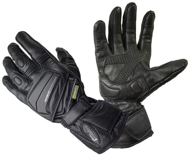 CAPPA RACING Detroit XS kožené čierne Rukavice na motorku