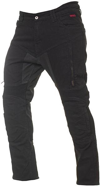 Cappa Racing Jeansy Ricardo Kevlar unisex čierne 38/32 Moto nohavice