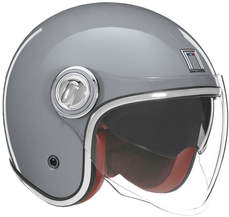 NOX PREMIUM prilba HERITAGE, (sivá, veľkosť XL) Prilba na motorku