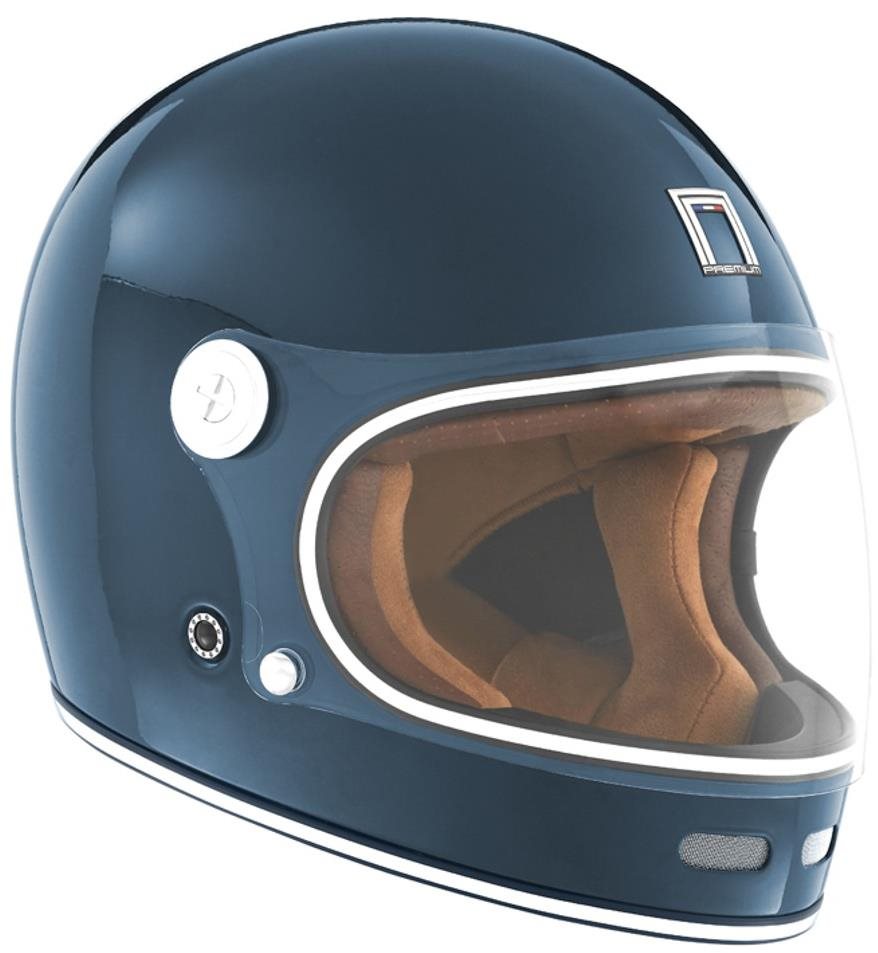 NOX PREMIUM REVENGE (petrolejová modrá, veľ. L) Prilba na motorku