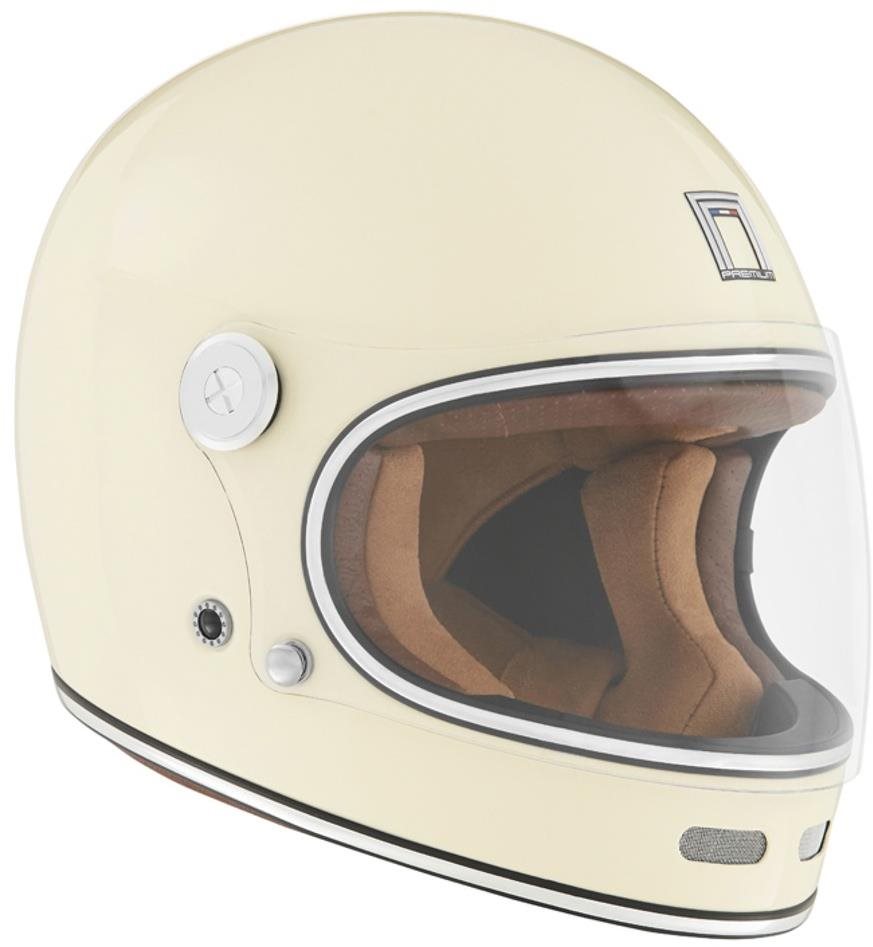 NOX PREMIUM REVENGE (krémová biela, veľkosť XS) Prilba na motorku