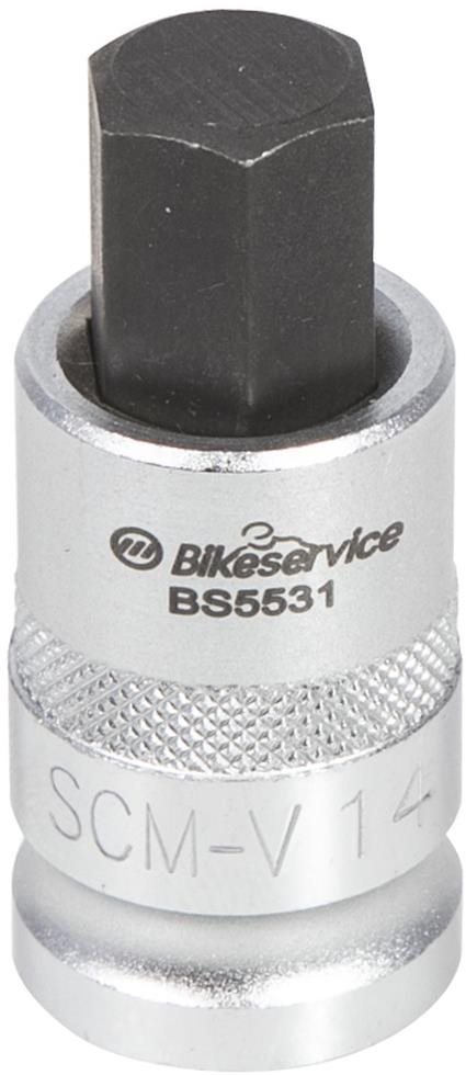 BIKESERVICE  sťahovač osi kolies (6-hranný 14 mm) Sťahovák